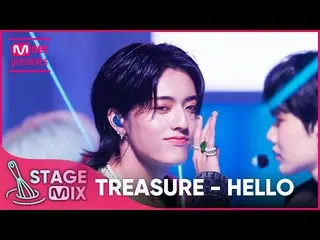 【公式mnk】[クロス編集] TREASURE_ _ - HELLO (TREASURE_ _ _  'HELLO' StageMix)  
