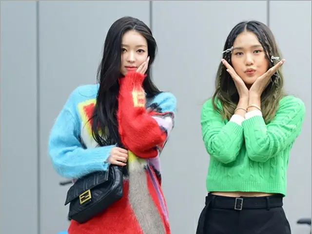 「OH MY GIRL」ミミ＆ユア、バラエティー番組「知ってるお兄さん」収録のためJTBCへ