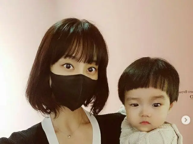 チョ・ミナ_(元Jewelry)、離婚訴訟を終えて息子のガンホくんを一人で育てることになったとSNSで報告。