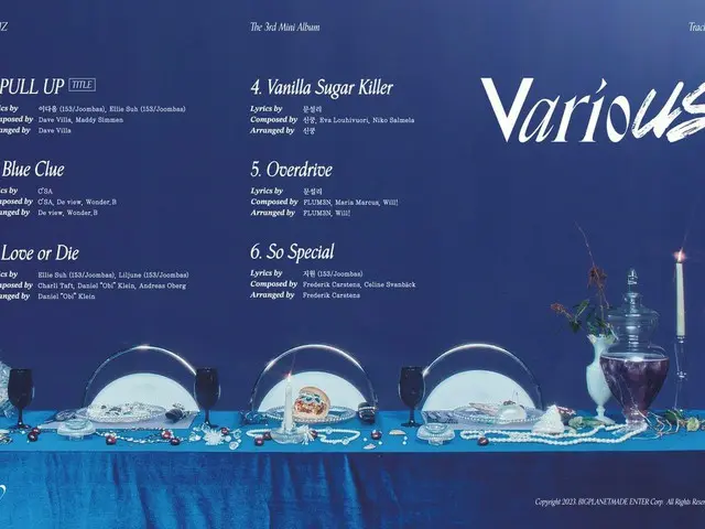 VIVIZ、3rd Mini Album「VarioUS」トラックリスト公開