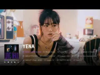 【公式cjm】 𝐏𝐥𝐚𝐲𝐥𝐢𝐬𝐭 💛 YENA(チェ・イェナ_ )の無限変身！大勢BE'Oとの特急コラボ 【Love War】｜Stone M