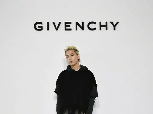 SOL(テヤン／BIGBANG)、GIVENCHYのショーを観賞。