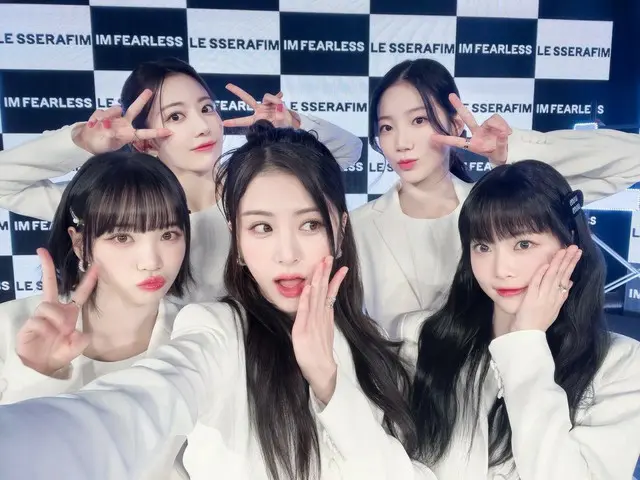 LE SSERAFIM、日本デビュー曲「FEARLESS -Japanese ver.-」が1/24付オリコンデイリーシングルランキングで1位に
