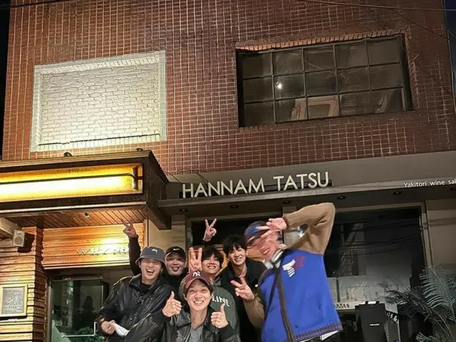 俳優チェ・ウシク、俳優パク・ソジュン＆パク・ヒョンシク＆V(BTS)&歌手Peakboyらとの写真を公開。