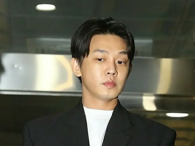 ソウル警察庁麻薬犯罪捜査隊での調査を終えた俳優ユ・アイン