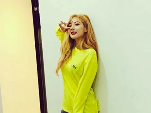 ヒョナ、SNS更新。