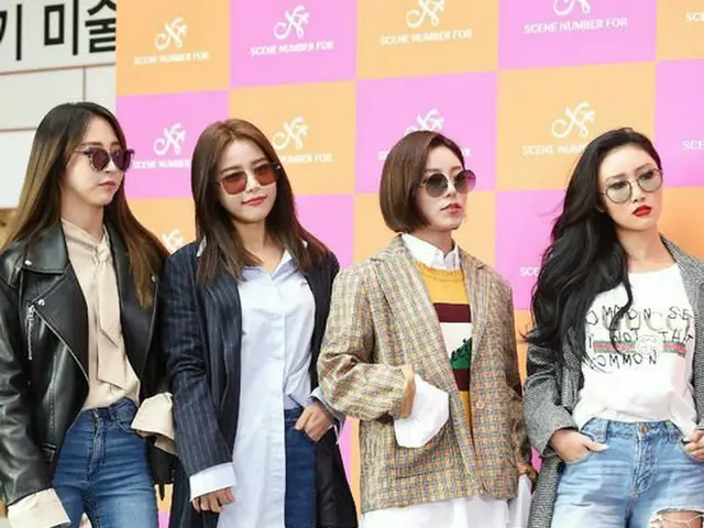 MAMAMOO、アイウェアブランド「SCENE NUMBER FOR」の2018S/S新製品公開イベント。