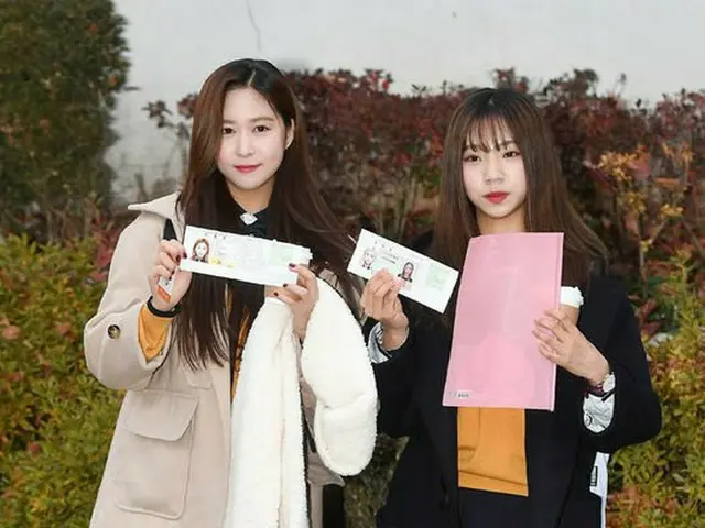 宇宙少女 ダヨン＆ヨルム、大学修学能力試験を受験。