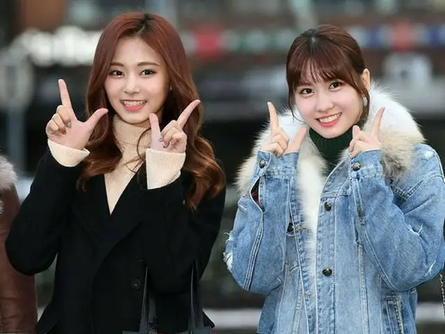 TWICE、出勤完了。