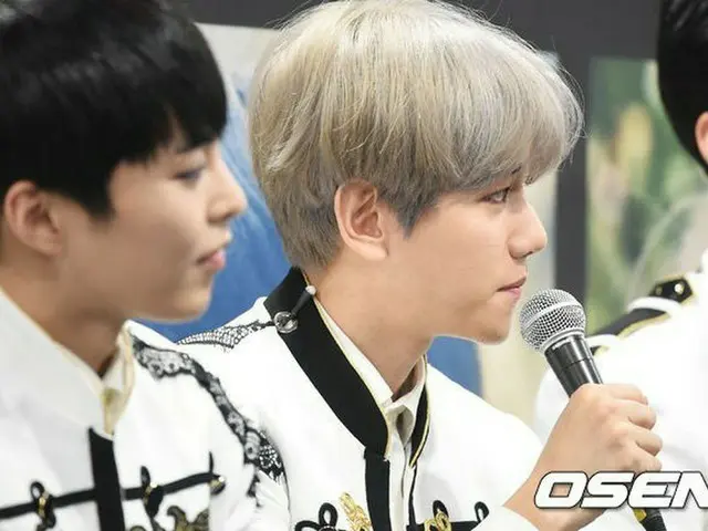 EXO Baekhyun、記者会見