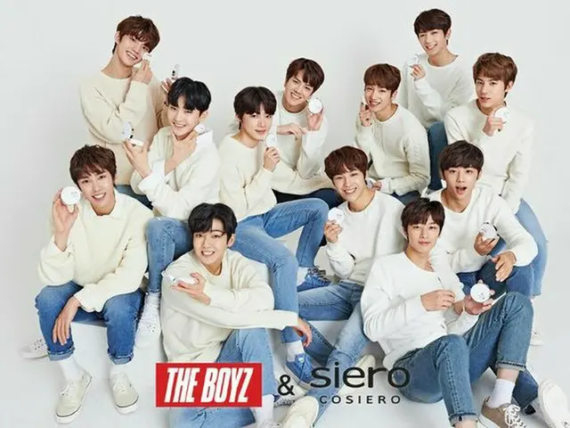 PRODUCE 101 出身チュ・ハンニョン所属のTHE BOYZ、デビュー前にコスメブランド「siero COSMETIC」の専属モデルに抜てき