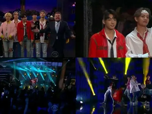 防弾少年団 が出演したアメリカの人気トーク番組「The Late Late Show with James Corden」が現地時間11月30日深夜、放送された