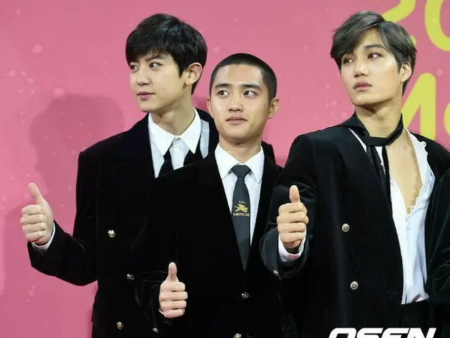 EXO、レッドカーペット参加