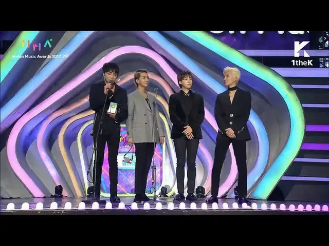 WINNER、「TOP 10」賞を受賞 @ 2017MMA   