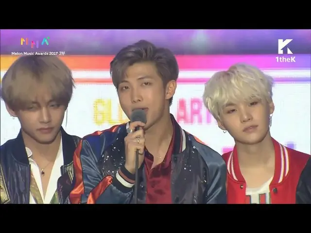 防弾少年団、「GLOBAL ARTIST」賞を受賞 @ 2017MMA    