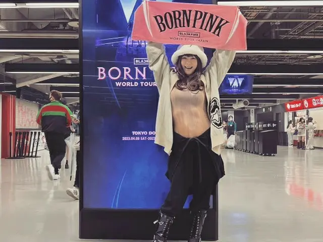 女優の真木よう子、BLACKPINK の東京ドーム公演を鑑賞
