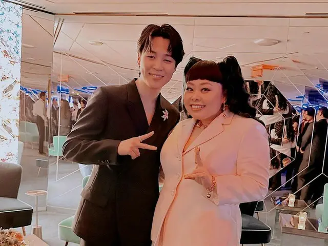 渡辺直美、JIMIN(BTS)_との2ショットや_イ・ジョンジェ＿＆ZICOとの3ショットなどを掲載で話題に