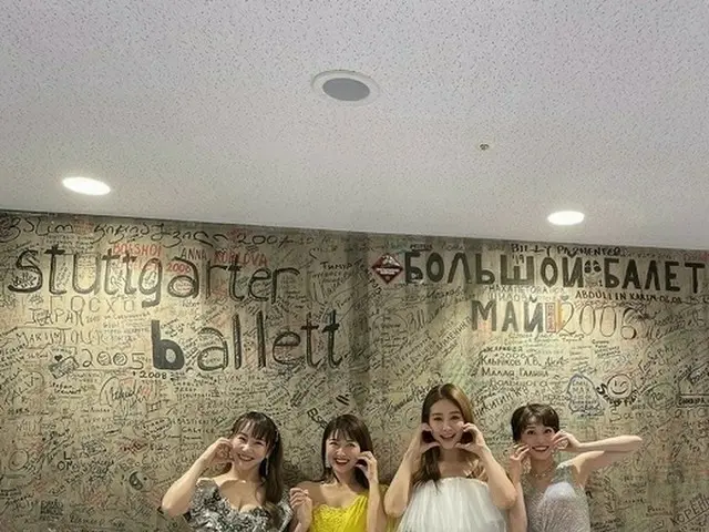 ミュージカル女優のオク・チュヒョン、キム・ソヒャン＆新妻聖子＆真彩希帆との写真を公開
