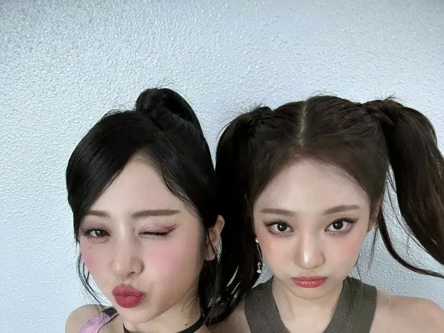 NINGNING(aespa)＆ユンジン(LE SSERAFIM)の2ショットが話題