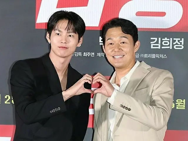 俳優パク・ソンウン、パク・ソンホ、キム・ヒジョン、映画「ラバン」のマスコミ試写会＆記者会見に出席