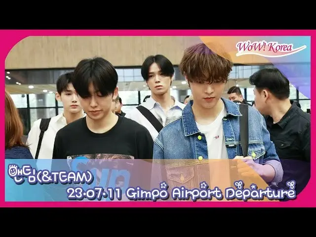 &TEAM、東京に向けて出発の様子＠金浦国際空港