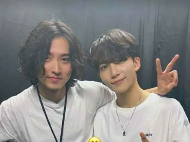 ジョンハン（SEVENTEEN）、東京ドーム公演を見に来てくれた山﨑賢人との２ショットを公開で話題に
