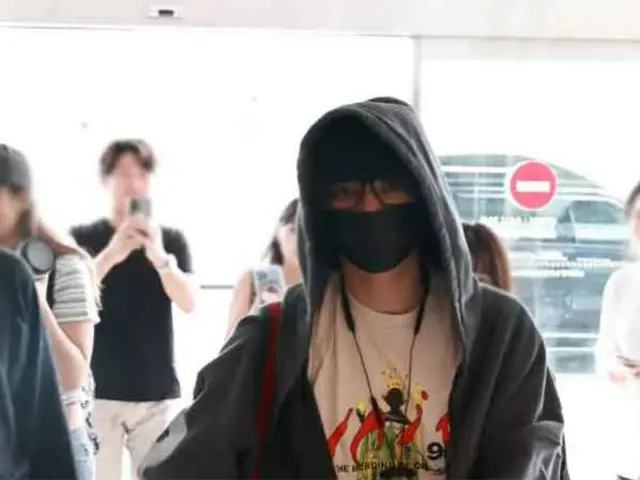 ジェジュン、24日午後に東京に向けて出発のため金浦国際空港に到着した様子