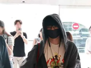 ジェジュン、24日午後に東京に向けて出発のため金浦国際空港に到着した様子。