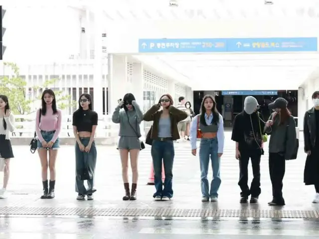 TWICE、インドネシアに向けて出発のため仁川国際空港に到着の様子