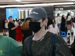 「SHINee」キー&ミンホ、日本から帰国して金浦国際空港に到着の様子。
