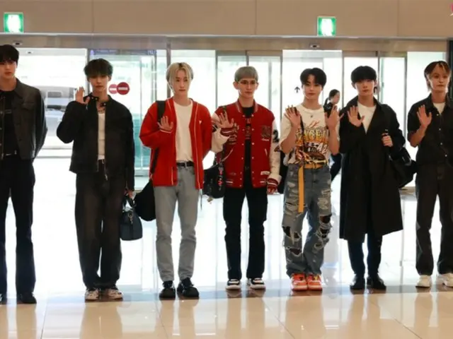 TEMPEST、「SBS INKIGAYO LIVE in TOKYO」に出演するために出発のため2日午後に金浦国際空港に到着の様子