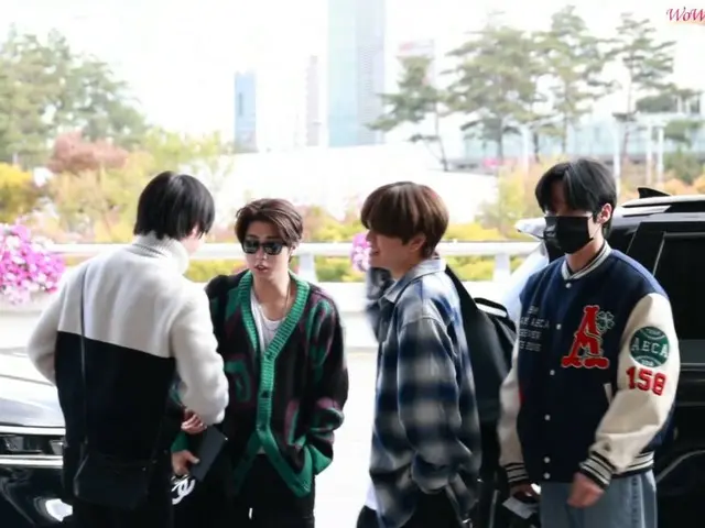 「Stray Kids」、27日午後に日本に向けて出発の様子＠金浦国際空港
