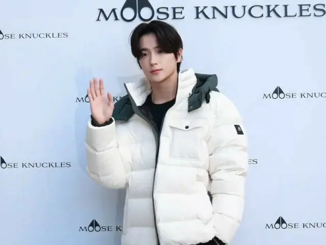 「THE BOYZ」ヒョンジェ、MOOSE KNUCKLESフォトコールイベントに出席