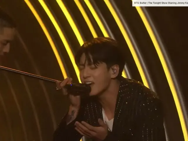 JUNG KOOK（BTS）、米「ザ・トゥナイト・ショー・スターリング・ジミー・ファロン」で新曲「Standing Next to You」を披露