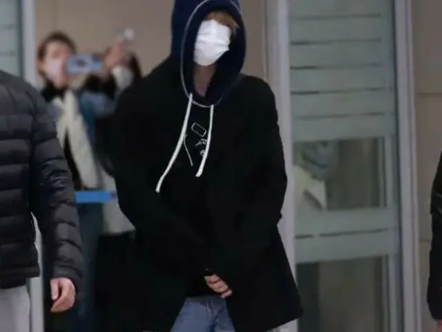 JIMIN（BTS）、19日午後に帰国の様子＠仁川国際空港