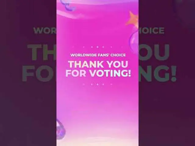 [#2023MAMA] THANK YOU FOR VOTING❤ Thank you for everyone who voted 'Worldwide Fa