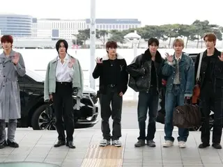 RIIZE、「2023 MAMA AWARDS」に出演のため26日午後に日本に向けて出発の様子＠仁川国際空港。