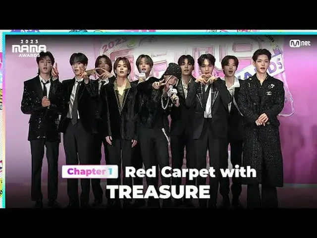 テレビでストリーミング: TREASURE_ _ _  (TREASURE_ _ ) on the glorious Red Carpet of 2023 MA