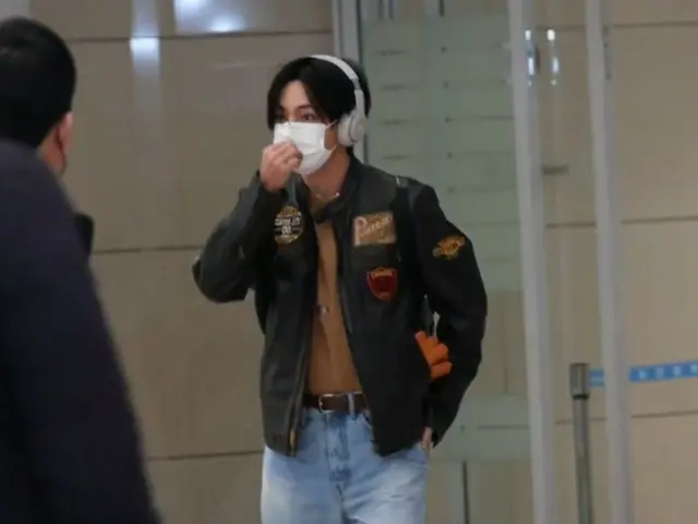 V（BTS）、海外での日程を終えて帰国＠仁川国際空港