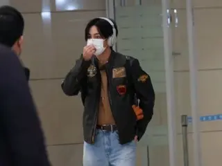 V（BTS）、海外での日程を終えて帰国＠仁川国際空港。