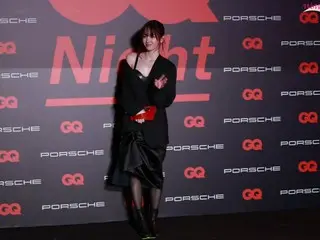 『ペーパー・ハウス・コリア： 統一通貨を奪え』『バレリーナ』の女優チョン・ジョンソ、7日午後に「2023 GQ LIGHT」パーティーに参加の様子。