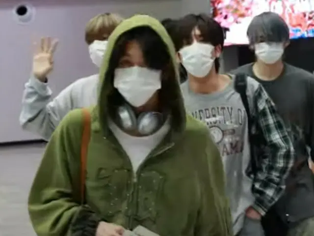 TXT、「FNS歌謡祭 夏」出演のため日本へ＠金浦国際空港