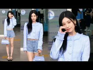 240920 ITZY_ _  YEJI 空港出発ファンカム by 스피넬 * 編集しないでください、再アップロードしないでください#ITZY_ _  #イェジ