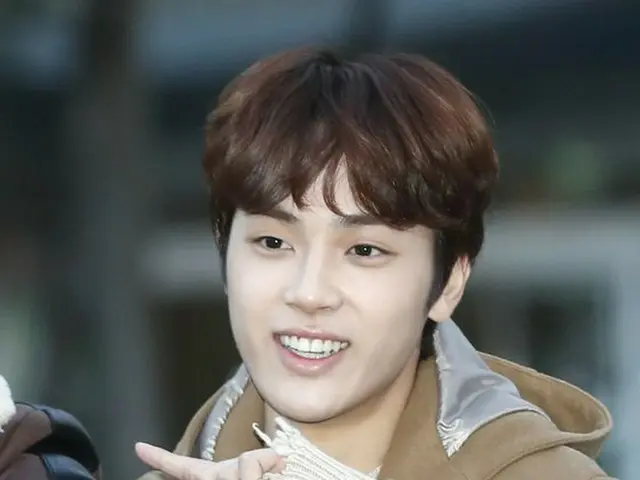 Produce 101出身「THE BOYZ」チュ・ハクニョン、音楽放送「ミュージックバンク」リハーサル出勤中。