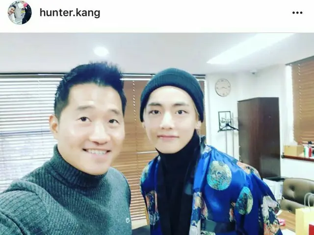 ドッグトレーナーのカン・ヒョンウク氏、防弾少年団 Vとの写真を掲載した時のコメント
