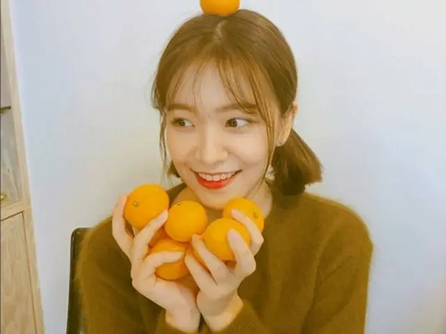 RED VELVET イェリ、果汁イェリイェリ、夏の葡萄から、冬の蜜柑に