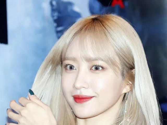 EXID ハニ、映画「鋼鉄の雨」のVIP試写会に出席