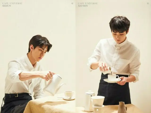 EXO、「Cafe Universe」ティザーイメージを公開