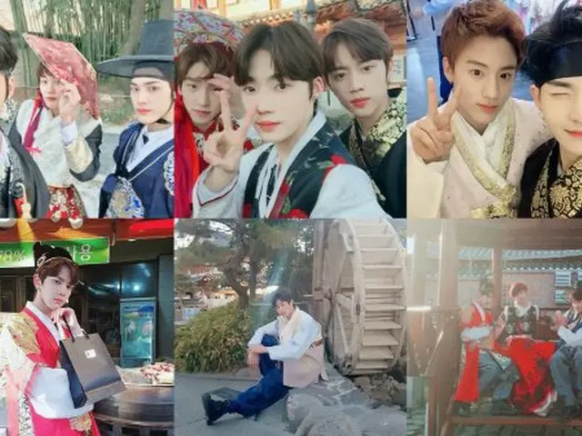 THE BOYZ、韓服を着て全州の韓屋村(ハノクマウル)を訪問。