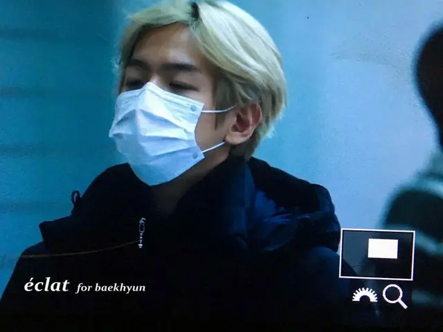 EXO Baekhyun、悲しみの中、出国中